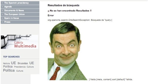 Mr Bean en la Presidencia Española