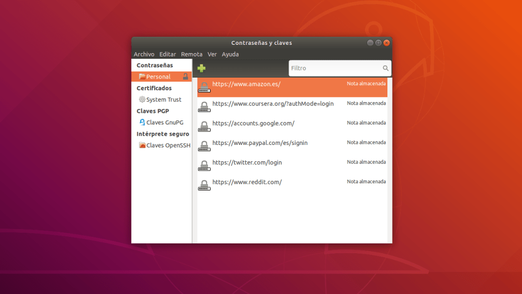 Como Gestionar tus Contraseñas en Linux con Seahorse