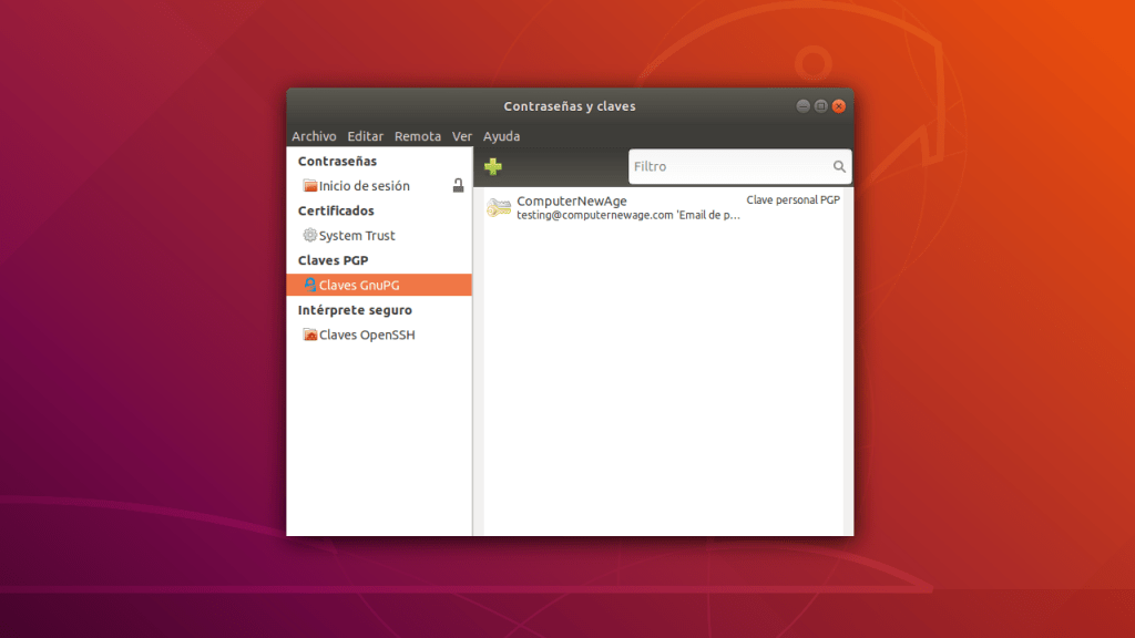 Como Administrar tus Claves GPG en Linux con Seahorse
