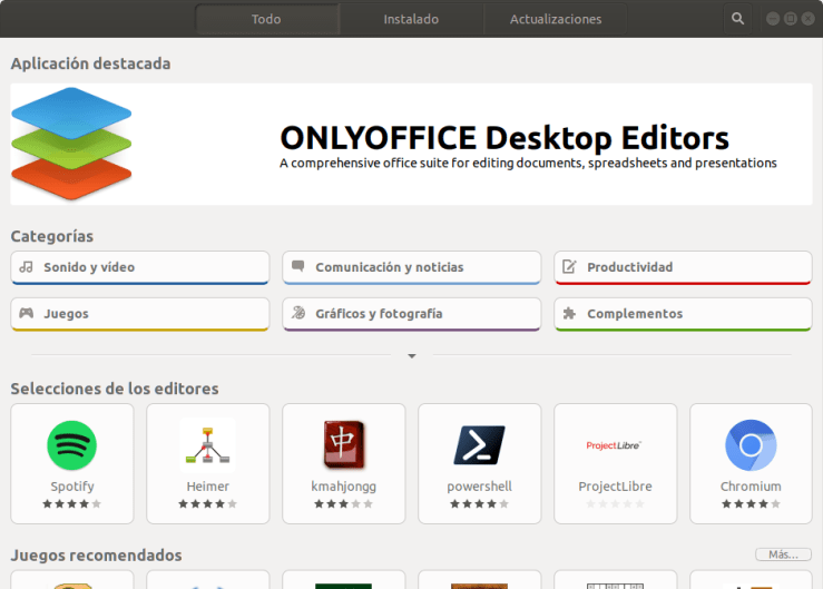 Tienda de Software de GNOME