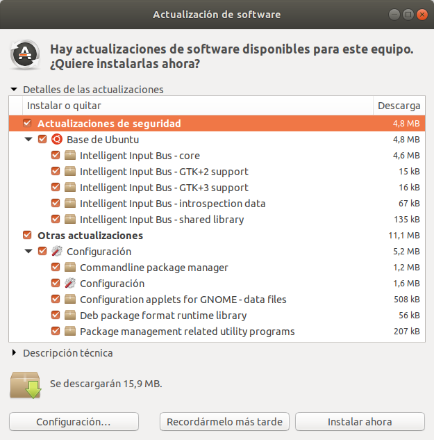 Gestor de Actualizaciones
