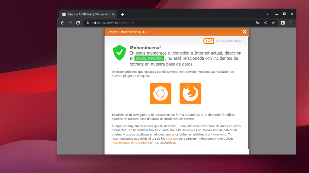 OSI Servicio Antibotnet. Como Comprobar si tu PC Forma Parte de una Red Botnet