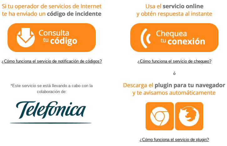 OSI Servicio AntiBotnet. Modalidades