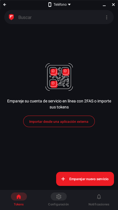 2FAS. Configuración Inicial